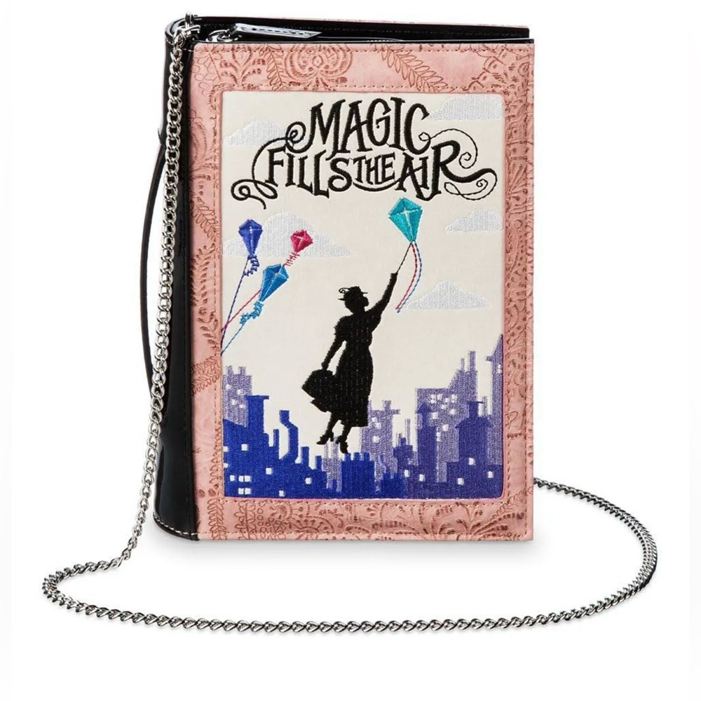 NWT Danielle Nicole Disney’s Mary Poppins Returns book style clutch crossbody